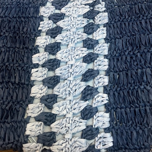 Free People Woven Drawstring Boho Heatwave Mini Bag NWT Retro - Picture 5 of 5